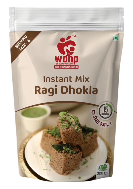 WOHP Ragi Dhokla